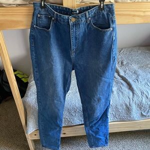 Straight leg jeans